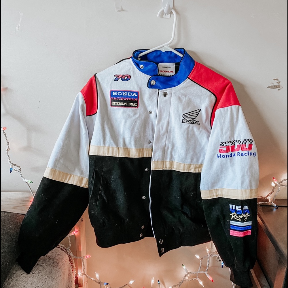 forever 21 honda racing jacket